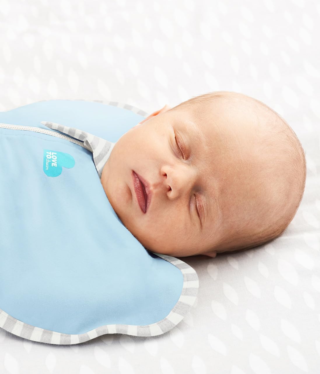 Love to Dream- Manta envolvente celeste claro, Talla 1-3 meses de 1.0 TOG
