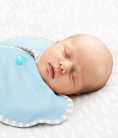 Love to Dream- Manta envolvente celeste claro, Talla 1-3 meses de 1.0 TOG