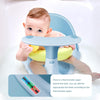 Asiento de baño para bebé con 3 juguetes de baño, 6-36meses, azul