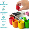 Ulanik- Bolas en Tazas Juguetes Montessori para niños pequeños