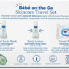 Mustela Bebe On-The-Go - Juego de regalo para el cuidado de la piel del bebé y el baño