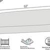 BlueSnail - Sábana bajera impermeable para cuna