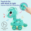 Touch & Go Music Light- Juguete de dinosaurio para bebés de 12 a 18 meses