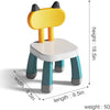 GobiDex- Silla de plástico duradera para niños, 9.5" W x 9.5" D x 18.5" H