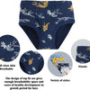 BYONEME 100% Algodón Calzoncillos para niños pequeños, talla 3