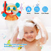 Juguete de baño de bebé, soplador de burbujas automático para bañera, diseño oso