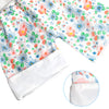 MooMoo Baby Paquete de 2 pantalones de pañales impermeables para ir al baño, 4-8 años