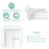 Skyla Homes - Protectores suaves para esquinas (12 unidades)
