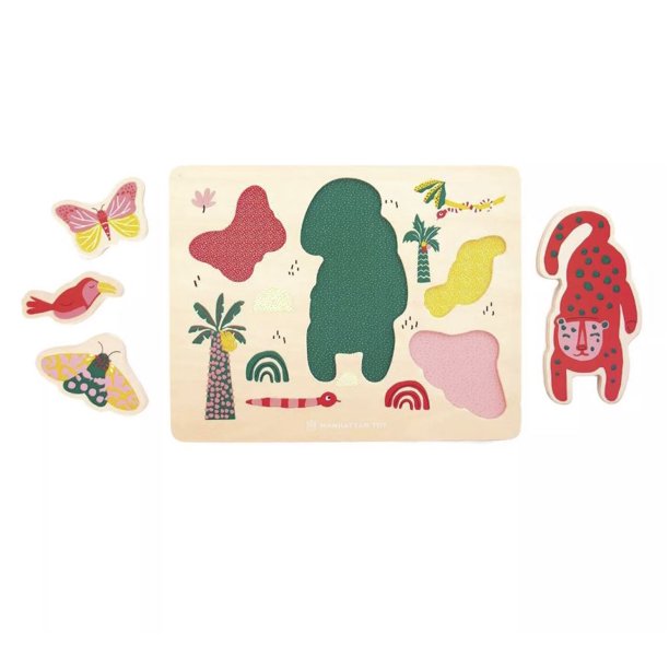 The Manhattan Toy Company Natural Historiador Rompecabezas de madera