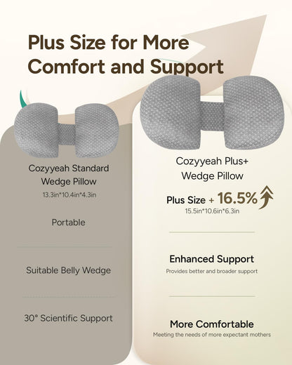 Cozyyeah amohada de cuña para dormir durante el embarazo