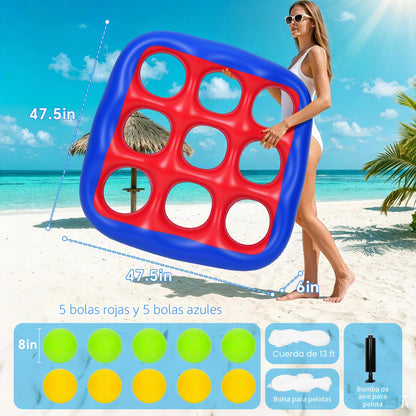 Juego de juegos de piscina con 10 bolas
