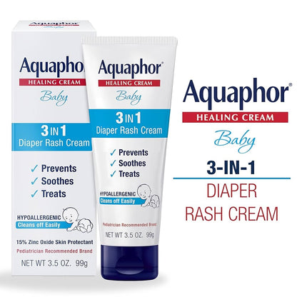 Aquaphor – Crema para sarpullido del pañal del bebé de 3.6 oz