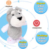 Hopearl Talking Schnauzer - Perro cantante repite y camina