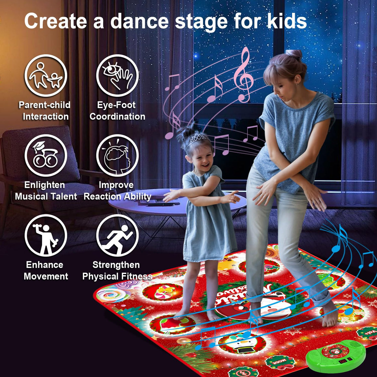 Mat musical para bailar de Navidad
