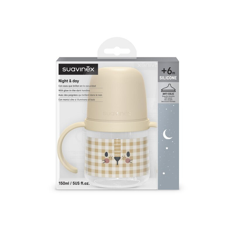 Vaso Suavinex Sx Pro 150ml +6m Nocturno Amarillo