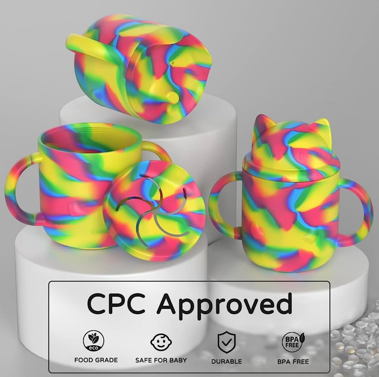 LQMBABY set de vasos coloridos