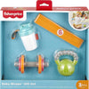 Fisher-Price Juego de regalo de bíceps para bebé, 4 juguetes temáticos de fitness