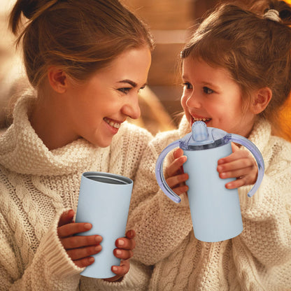 Foaincore- Vasos de sublimación en blanco con asa y tapa