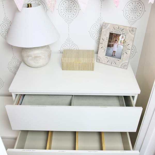 Juego de 2 separadores de cajones extensibles de bambú - Brightroom™