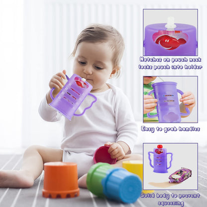 DrDomar soporte a prueba de apretar con tapa rojo