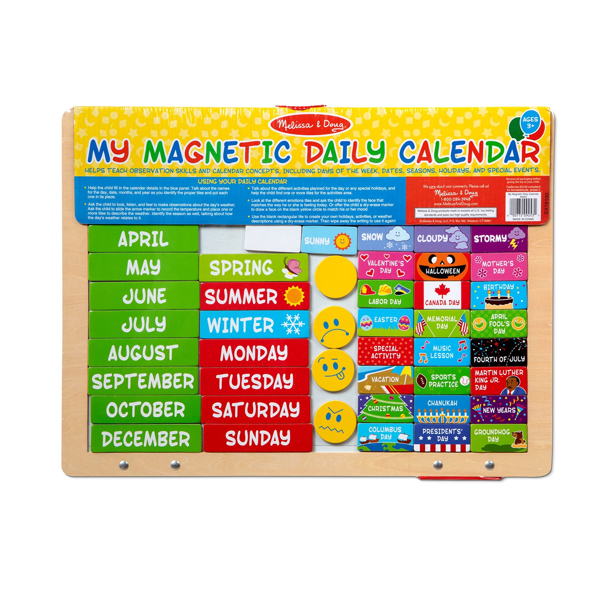 Mi primer Calendario magnético diario de Melissa & Doug