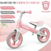 Bicicleta de equilibrio para niños de 1 a 4 años, asiento ajustable y manillar sin pedal