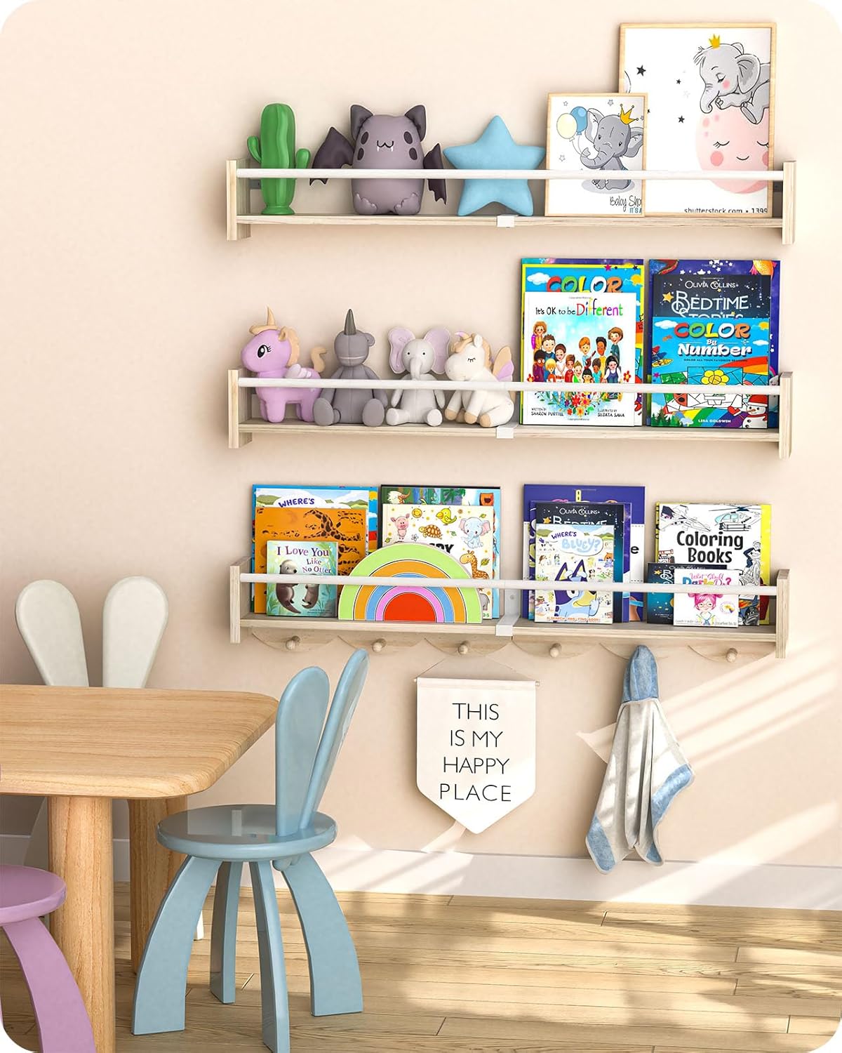 Bidami-Estantes de libros para habitaciones de niños
