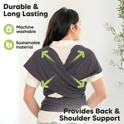 KeaBabies Baby Wrap Carrier - Todo en 1 Original Transpirable Baby Sling
