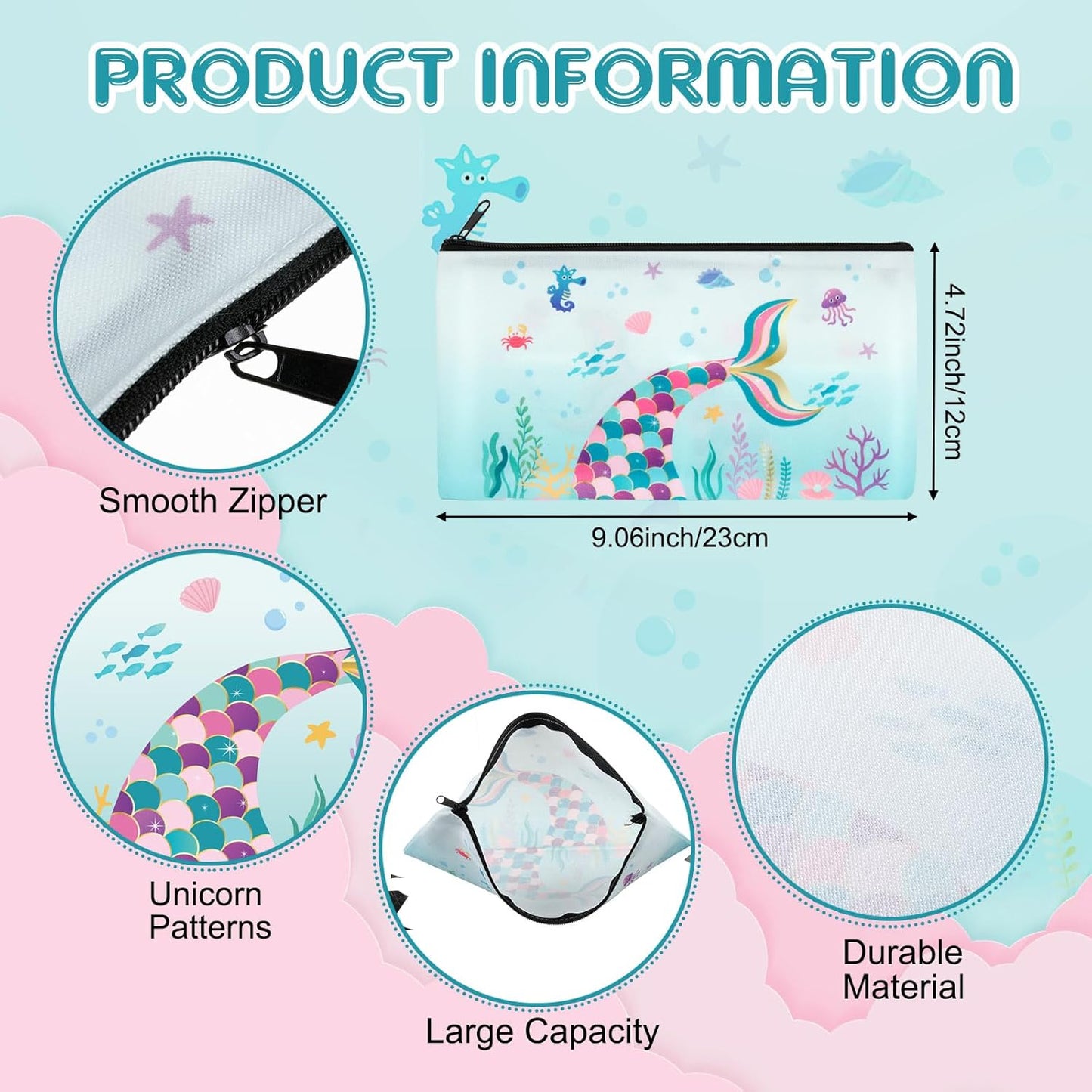 Ctosree- 6 Estuches para Lápices