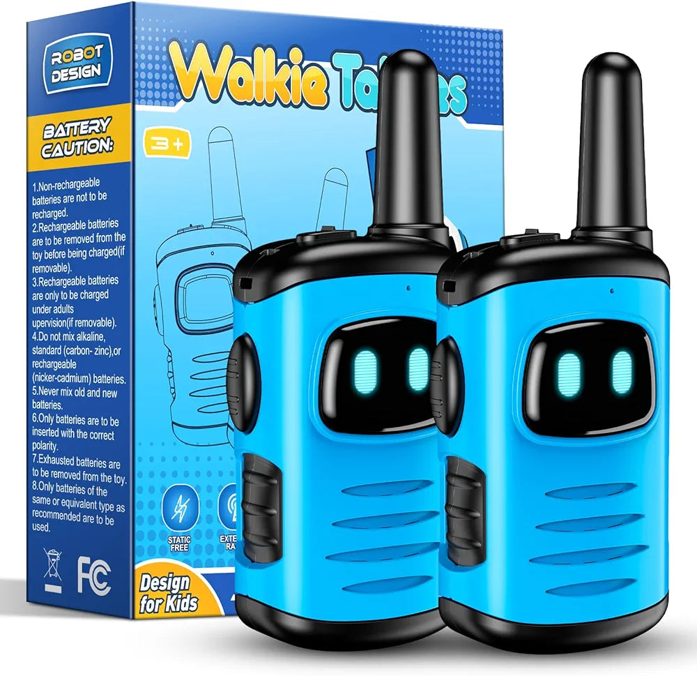 Mini Robots Walkies Talkies Paquete de 2 juguetes para niños