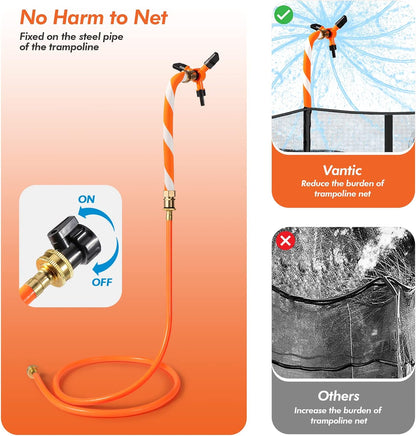 American Standard-Rociador para trampolín