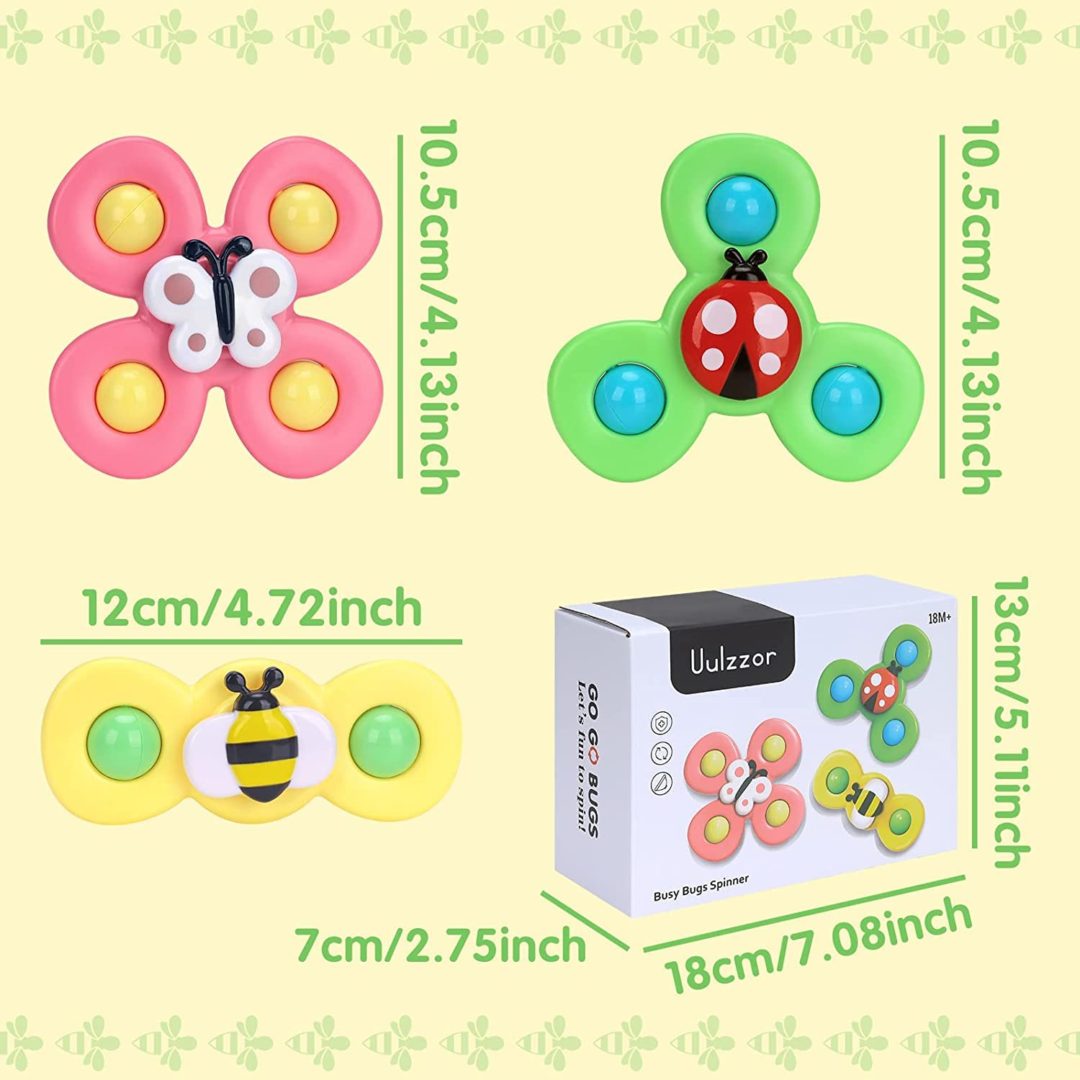 Alasou -Juguete giratorio con ventosa