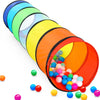 Túnel plegable para niños, arcoiris