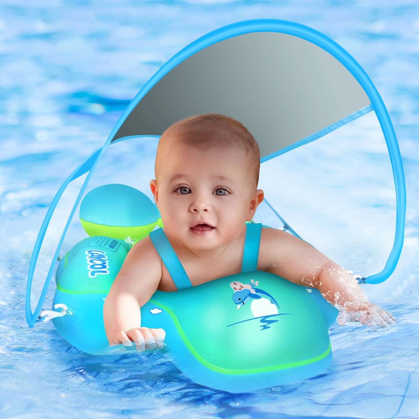 Flotador Laycol de bebe con toldo