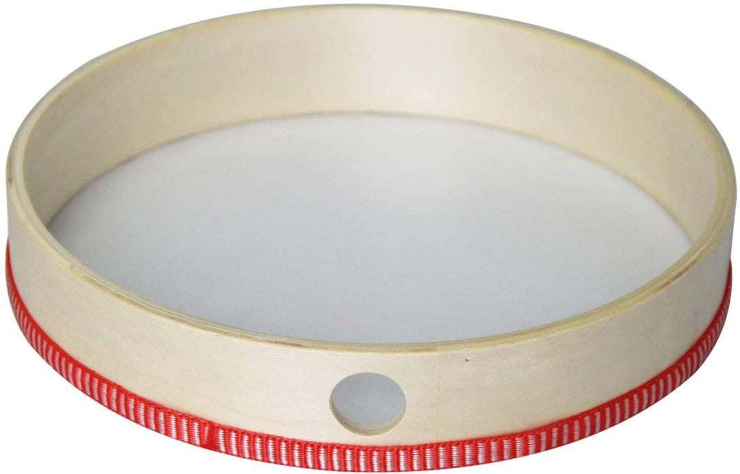 MIFS tambor de mano niños percusión marco de madera tambor (10 pulgadas)