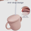 TotAha- Vaso 2 en 1 con Pajita de Silicona para Bebé