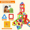 Coodoo-Bloques magnéticos mejorados, azulejos resistentes, juguetes STEM para niños, 30 piezas