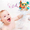 Juguete de baño de bebé, soplador de burbujas automático para bañera, diseño oso