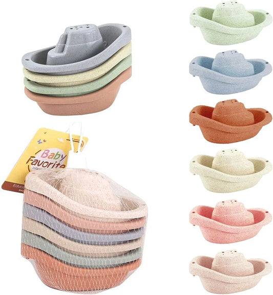 Baby Favorite- Juguetes de Baño con Taza Apilable, botes