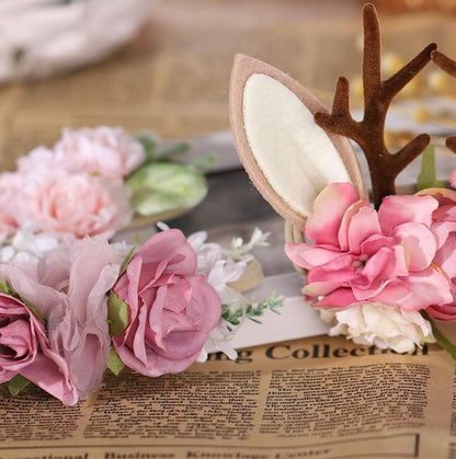 Fotografía de recién nacidos con diademas de flores para bebés