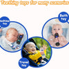 Juguete de dentición de silicona suave para niños pequeños, control remoto y clip