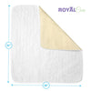 Paquete de 4 Royal Care - Almohadillas de cama lavables