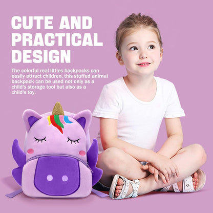 Mochila de unicornio morada