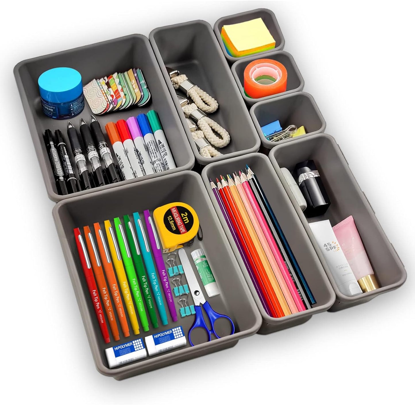 Organizador de cajones de 8 piezas