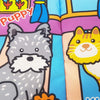 Jollybaby-Libro de actividades de tela con tela arrugada, colas de felpa