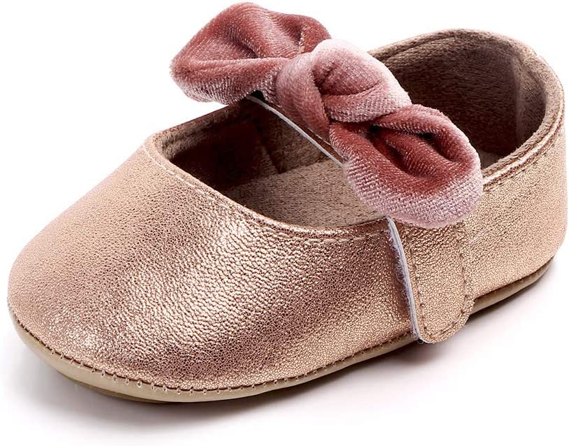Myppgg-Zapatos Antideslizantes para bebé niña Mary Jane, talla 5