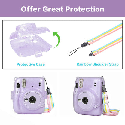 MOSISO - Funda protectora compatible con cámara instantánea Fujifilm Instax Mini 11