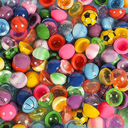 ArtCreativity- Mezcla de poppers de goma de 1,25 pulgadas para niños, paquete a granel de 72 juguetes