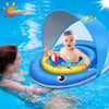 OleOletOy- Flotador de piscina para bebé con toldo