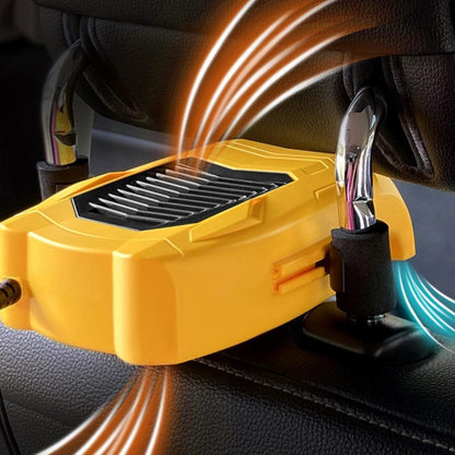 Automobile- Miniventilador para asiento de carro, amarillo